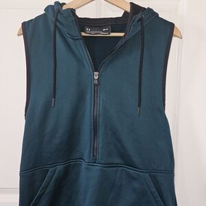Under Armour Teal Sleeveless Hoodie
